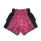FUJIMAE PROWEAR THAI SHORTS print- maroon